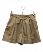 FRED PERRY×RAY BEAMSフレッドペリー×レイ ビームス）の古着「別注プリーツショーツ」｜ベージュ