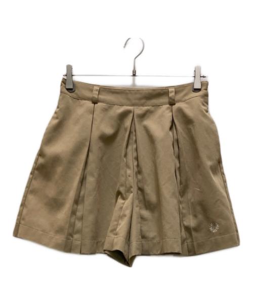 FRED PERRY（フレッドペリー）FRED PERRY (フレッドペリー) RAY BEAMS (レイ ビームス) 別注プリーツショーツ ベージュ サイズ:38の古着・服飾アイテム