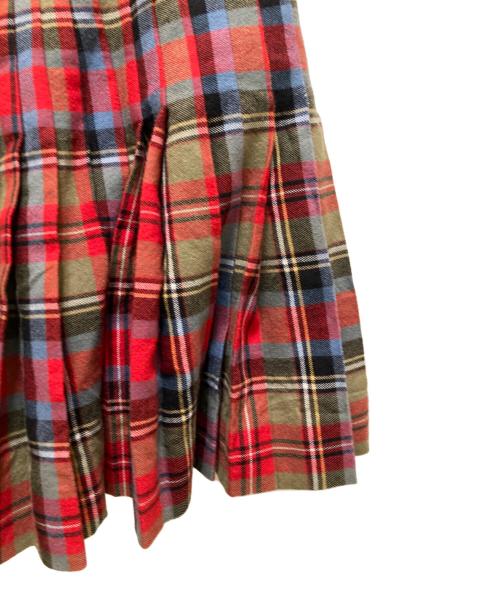 Vivienne Westwood RED LABEL（ヴィヴィアンウエストウッドレッドレーベル）Vivienne Westwood RED LABEL (ヴィヴィアンウエストウッドレッドレーベル) ミニキルトチェックスカート レッド サイズ:00の古着・服飾アイテム