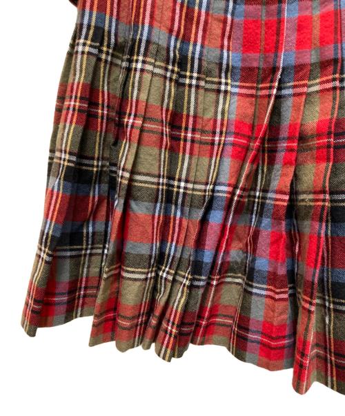 Vivienne Westwood RED LABEL（ヴィヴィアンウエストウッドレッドレーベル）Vivienne Westwood RED LABEL (ヴィヴィアンウエストウッドレッドレーベル) ミニキルトチェックスカート レッド サイズ:00の古着・服飾アイテム