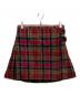 Vivienne Westwood RED LABEL（ヴィヴィアンウエストウッドレッドレーベル）の古着「ミニキルトチェックスカート」｜レッド