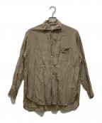 KAPTAIN SUNSHINEキャプテンサンシャイン）の古着「リビエラ ロングスリーブシャツ」｜ベージュ