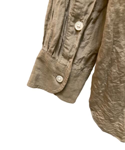 KAPTAIN SUNSHINE（キャプテンサンシャイン）KAPTAIN SUNSHINE (キャプテンサンシャイン) リビエラ ロングスリーブシャツ ベージュ サイズ:36の古着・服飾アイテム