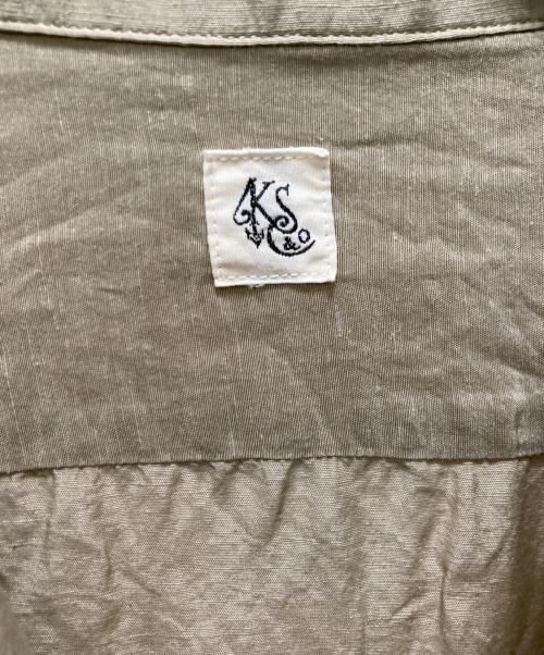 KAPTAIN SUNSHINE（キャプテンサンシャイン）KAPTAIN SUNSHINE (キャプテンサンシャイン) リビエラ ロングスリーブシャツ ベージュ サイズ:36の古着・服飾アイテム