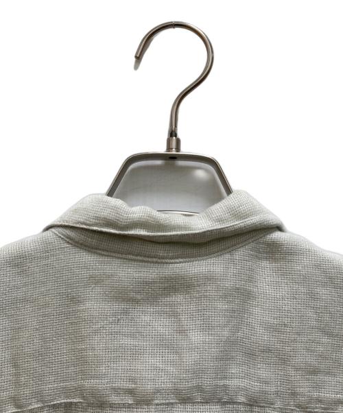 BANANA REPUBLIC（バナナリパブリック）BANANA REPUBLIC (バナナリパブリック) リネンオープンカラーシャツ グリーン サイズ:Mの古着・服飾アイテム