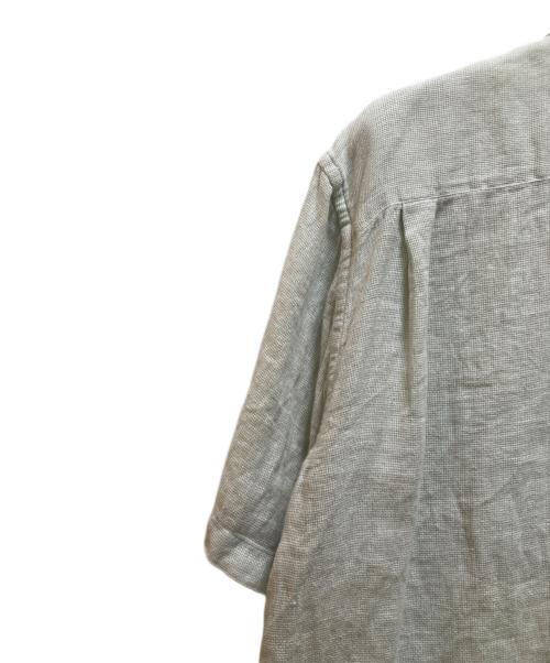 BANANA REPUBLIC（バナナリパブリック）BANANA REPUBLIC (バナナリパブリック) リネンオープンカラーシャツ グリーン サイズ:Mの古着・服飾アイテム