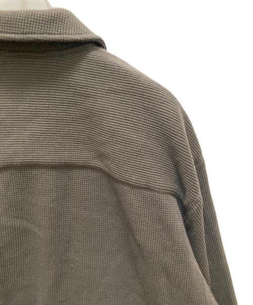 COLUMN（コラム）COLUMN (コラム) コットン ワッフルシャツ PERMANENT オリーブ サイズ:Ⅼ 未使用品の古着・服飾アイテム