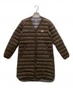 DANTONダントン）の古着「インナーダウンロング」｜グリーン