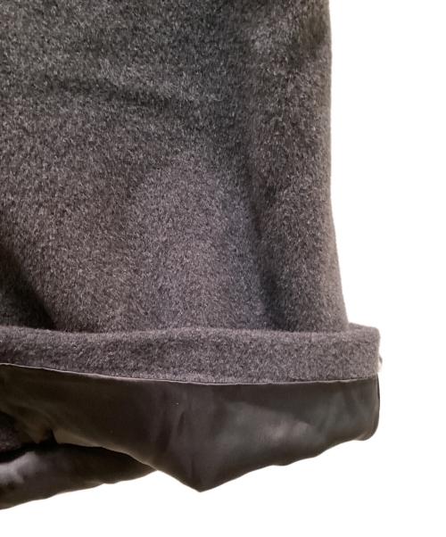 MaxMara（マックスマーラ）MaxMara (マックスマーラ) ウールダブルブレスト ロングコート グレー サイズ:36の古着・服飾アイテム