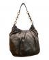 Marc by Marc Jacobs (マークバイマークジェイコブス) レザーショルダーバッグ グレー：4000円