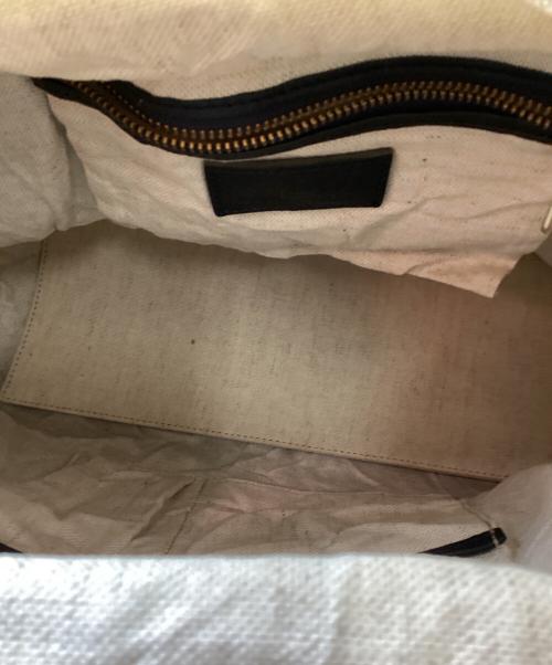 SLOW COLLECTORS（スロウコレクターズ）slow collectors (スロウコレクターズ) レザートートバッグ ブラックの古着・服飾アイテム