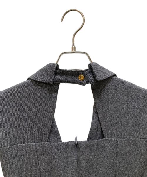 Snidel（スナイデル）Snidel (スナイデル) ノースリーブワンピース グレーの古着・服飾アイテム