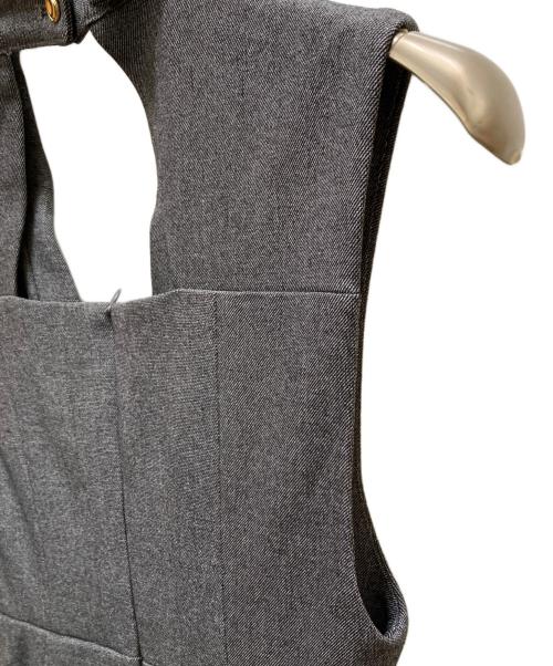 Snidel（スナイデル）Snidel (スナイデル) ノースリーブワンピース グレーの古着・服飾アイテム