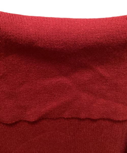 PROPORTION BODY DRESSING（プロポーションボディドレッシング）PROPORTION BODY DRESSING (プロポーションボディドレッシング) オフショルリブニットワンピース レッド サイズ:M 未使用品の古着・服飾アイテム