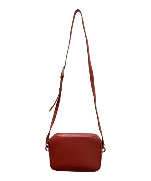 FURLA（フルラ）FURLA (フルラ) ブロック ミニバッグ ミニクロスボデ レッドの古着・服飾アイテム