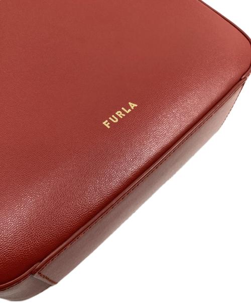 FURLA（フルラ）FURLA (フルラ) ブロック ミニバッグ ミニクロスボデ レッドの古着・服飾アイテム