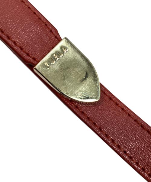 FURLA（フルラ）FURLA (フルラ) ブロック ミニバッグ ミニクロスボデ レッドの古着・服飾アイテム