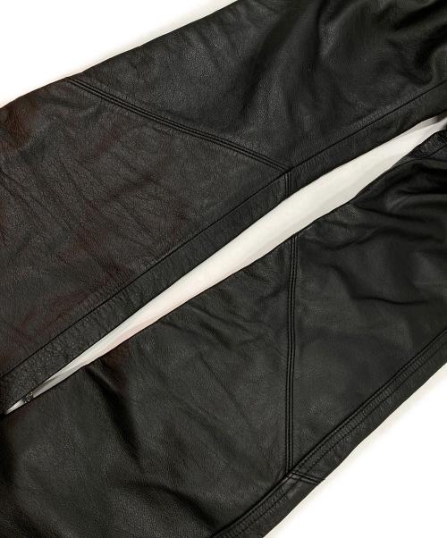 HARLEY-DAVIDSON（ハーレーダビッドソン）HARLEY-DAVIDSON (ハーレーダビッドソン) カウレザーパンツ ブラック サイズ:2 未使用品の古着・服飾アイテム