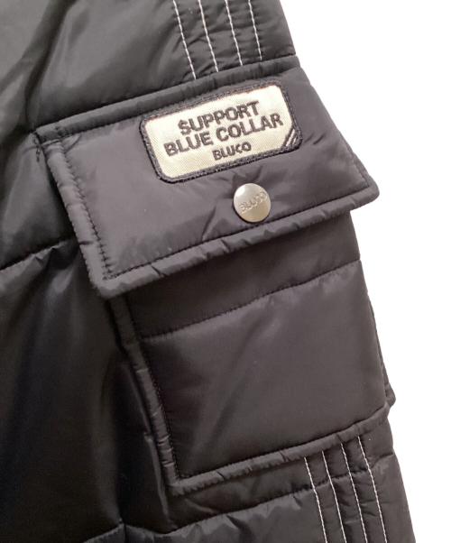 BLUCO WORK GARMENT（ブルコ ワーク ガーメント）BLUCO WORK GARMENT (ブルコ ワーク ガーメント) レーシングジャケット ブラック サイズ:Ⅼの古着・服飾アイテム