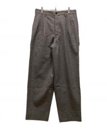 COMME des GARCONS HOMME（コムデギャルソン オム）の古着「タックウールスラックス」｜グレー