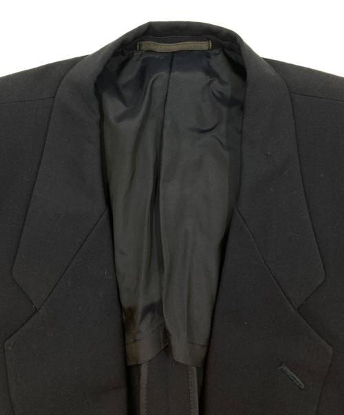 COMME des GARCONS HOMME（コムデギャルソン オム）COMME des GARCONS HOMME (コムデギャルソン オム) ウールテーラードジャケット ブラック サイズ:Mの古着・服飾アイテム