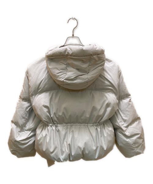 FRAY ID（フレイ アイディー）FRAY ID (フレイ アイディー) フードドロストショートダウンコート グレー 未使用品の古着・服飾アイテム