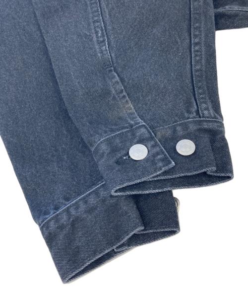 SOFTHYPHEN（ソフトハイフン）SOFTHYPHEN (ソフトハイフン) TUCKED DETAIL DENIM JACKET ブラック サイズ:4 未使用品の古着・服飾アイテム