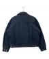 SOFTHYPHEN (ソフトハイフン) TUCKED DETAIL DENIM JACKET ブラック サイズ:4 未使用品：17000円