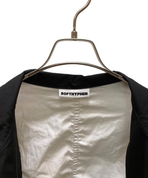 SOFTHYPHEN（ソフトハイフン）SOFTHYPHEN (ソフトハイフン) ジップジャケット ブラック サイズ:3の古着・服飾アイテム