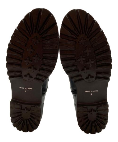 SOFTHYPHEN（ソフトハイフン）SOFTHYPHEN (ソフトハイフン) SAKIAS (サキアス) 5-LESレザーブーツ ブラック サイズ:27の古着・服飾アイテム