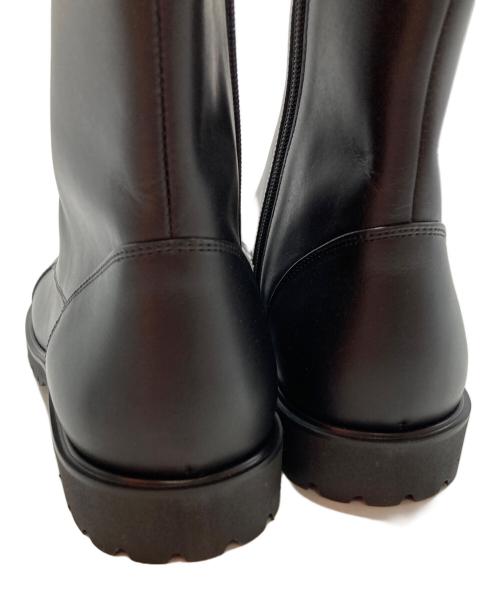 SOFTHYPHEN（ソフトハイフン）SOFTHYPHEN (ソフトハイフン) SAKIAS (サキアス) 5-LESレザーブーツ ブラック サイズ:27の古着・服飾アイテム