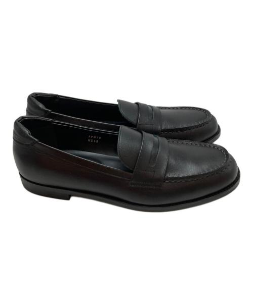 SOFTHYPHEN（ソフトハイフン）SOFTHYPHEN (ソフトハイフン) SAKIAS (サキアス) Re-LOAFERS ブラック サイズ:28の古着・服飾アイテム