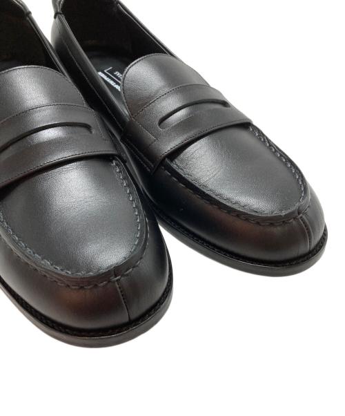 SOFTHYPHEN（ソフトハイフン）SOFTHYPHEN (ソフトハイフン) SAKIAS (サキアス) Re-LOAFERS ブラック サイズ:28の古着・服飾アイテム