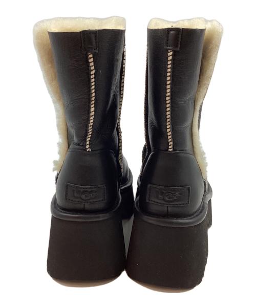 UGG（アグ）UGG (アグ) Esmee Leather Boot ブラック サイズ:22の古着・服飾アイテム