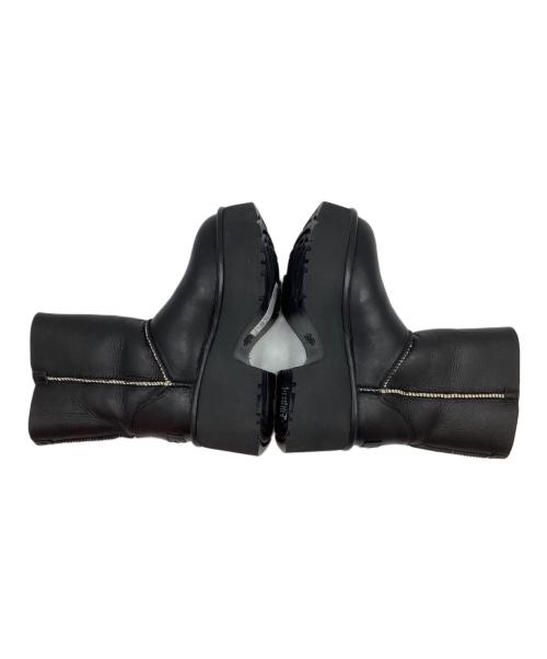 UGG（アグ）UGG (アグ) Esmee Leather Boot ブラック サイズ:22の古着・服飾アイテム