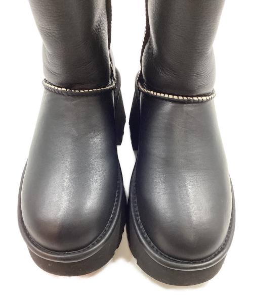 UGG（アグ）UGG (アグ) Esmee Leather Boot ブラック サイズ:22の古着・服飾アイテム