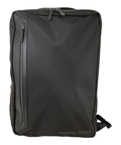 AOURE（アウール）AOURE (アウール) HUNTING WORLD (ハンティングワールド) コラボ2WAYビジネスバッグ ブラック 未使用品の古着・服飾アイテム