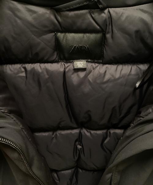 ZARA（ザラ）ZARA (ザラ) 撥水防風フードアノラック ブラック サイズ:Ⅼの古着・服飾アイテム