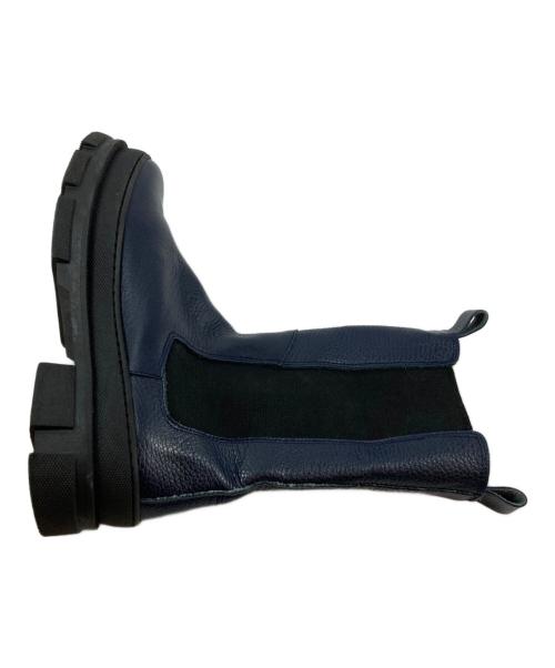 carmen salas（カルメンサラス）Carmen Salas (カルメンサラス) サイドゴアブーツ ネイビー サイズ:39の古着・服飾アイテム