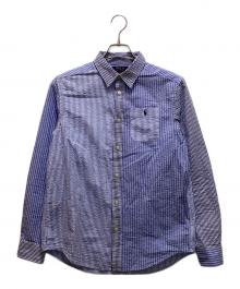 POLO RALPH LAUREN（ポロ・ラルフローレン）の古着「ストライプシャツ」｜ブルー