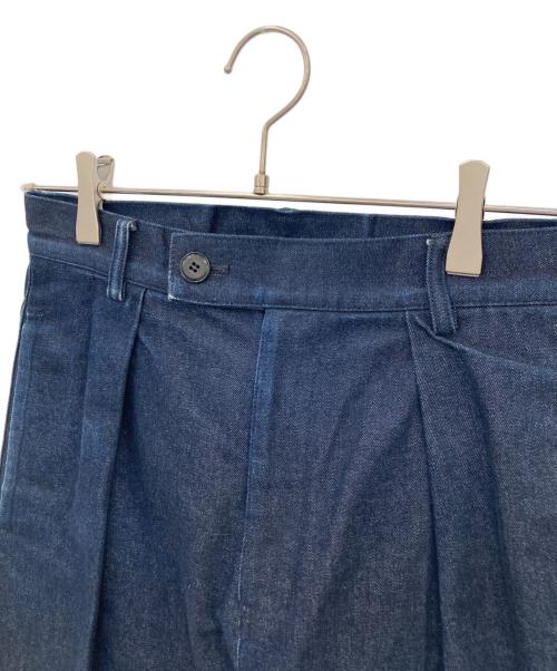GEN IZAWA（ゲンイザワ）GEN IZAWA (ゲンイザワ) ワイドデニムパンツ インディゴ サイズ:Sの古着・服飾アイテム