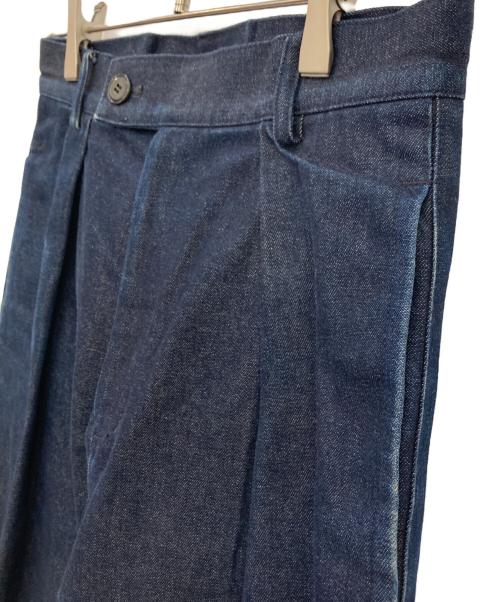 GEN IZAWA（ゲンイザワ）GEN IZAWA (ゲンイザワ) ワイドデニムパンツ インディゴ サイズ:Sの古着・服飾アイテム