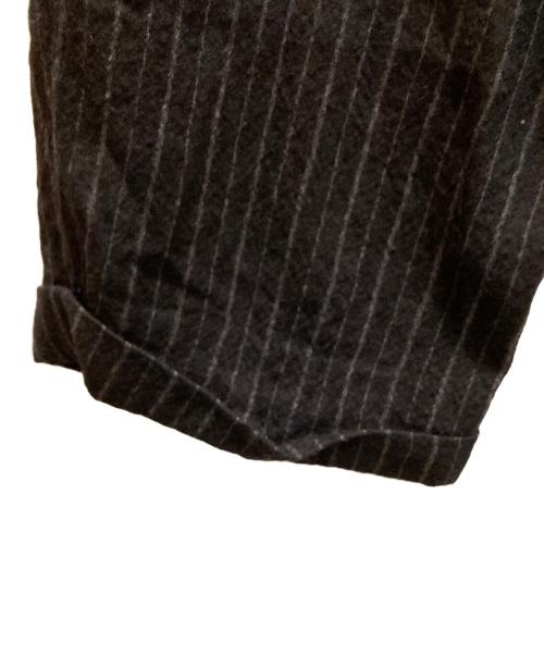 COMME des GARCONS HOMME（コムデギャルソン オム）COMME des GARCONS HOMME (コムデギャルソン オム) ヴィンテージストライプウールスラックス ブラック×グレー サイズ:Mの古着・服飾アイテム
