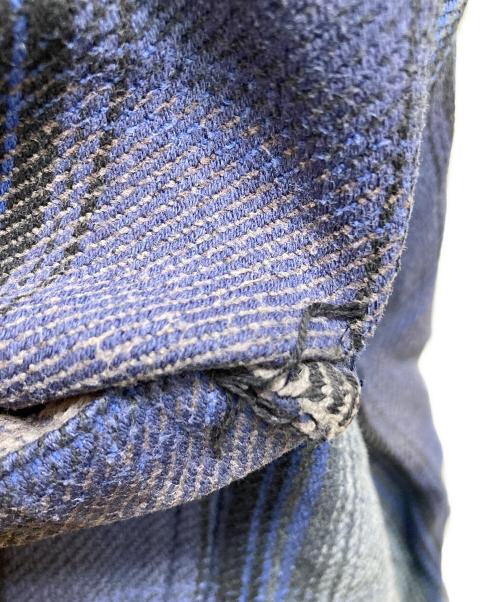 ST JOHN'S BAY（セントジョンズベイ）ST JOHN'S BAY (セントジョンズベイ) BRAWNY チェックシャツ ブルー サイズ:3XLの古着・服飾アイテム