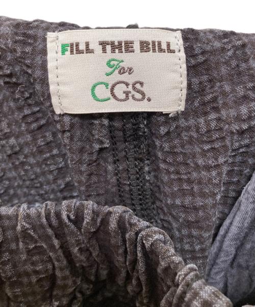 FILL THE BILL（フィルザビル）FILL THE BILL (フィルザビル) CGS (カリフォルニア ジェネラルストア) 別注 デニムビーチパンツ ブラック サイズ:Lの古着・服飾アイテム