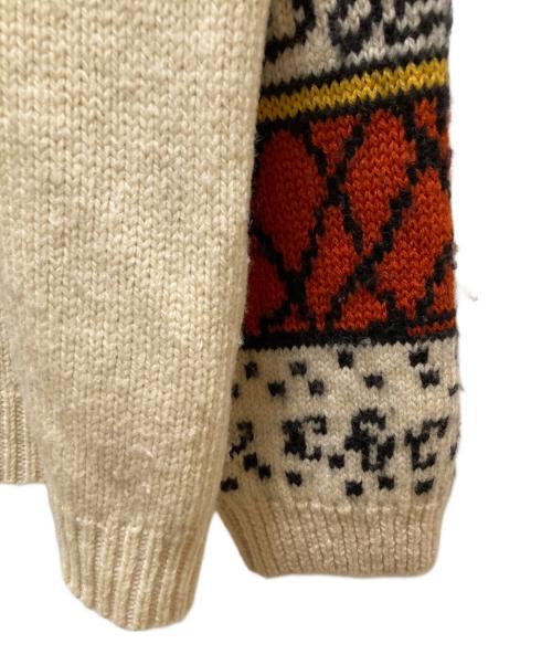 TAN（タン）TAN (タン) ペインティングジャガードプルオーバー ベージュ サイズ:Freeの古着・服飾アイテム