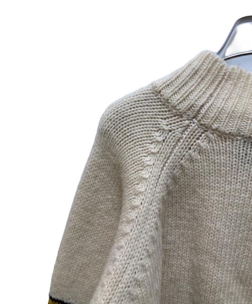 TAN（タン）TAN (タン) ペインティングジャガードプルオーバー ベージュ サイズ:Freeの古着・服飾アイテム