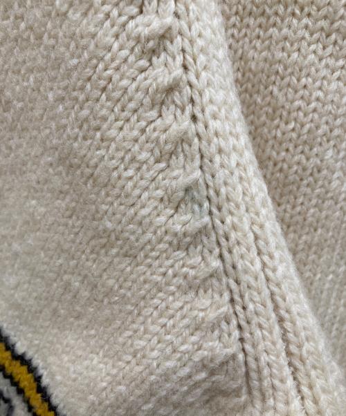 TAN（タン）TAN (タン) ペインティングジャガードプルオーバー ベージュ サイズ:Freeの古着・服飾アイテム