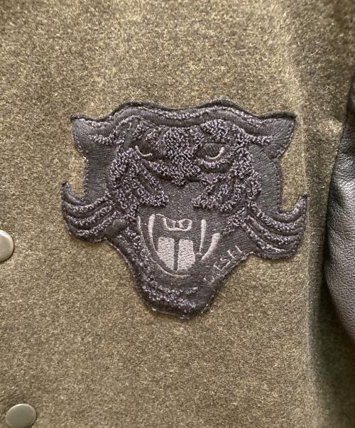 DIESEL（ディーゼル）DIESEL (ディーゼル) スタジャン グリーン サイズ:Sの古着・服飾アイテム