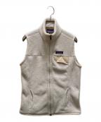 Patagoniaパタゴニア）の古着「フリースベスト」｜ホワイト